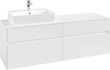 Villeroy & Boch Waschtischunterschrank Collaro C135 B0 1600 mm Glossy White mit LED-Beleuchtung