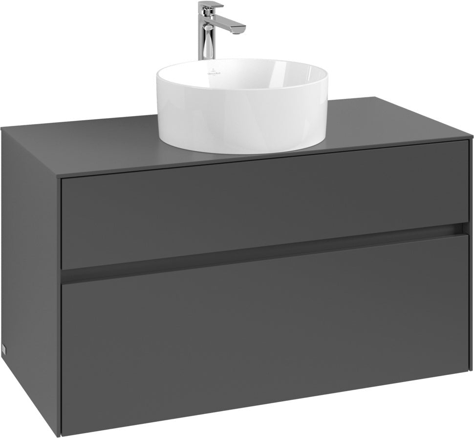 Villeroy & Boch Waschtischunterschrank Collaro C038 White Oak 1000 mm mit SoftClosing