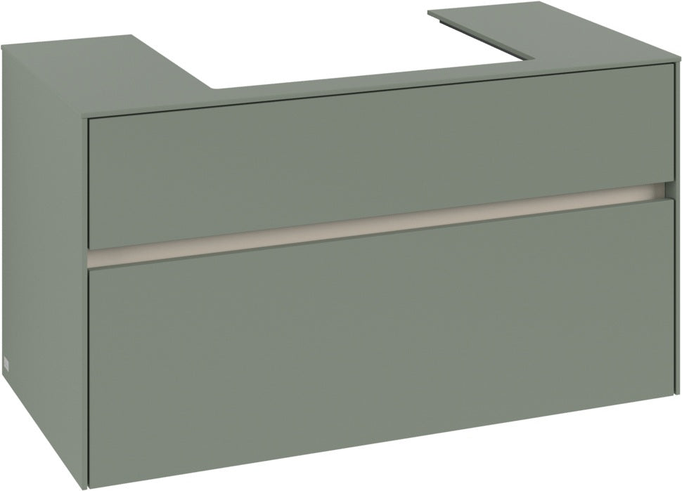Villeroy & Boch Waschtischunterschrank Collaro C01900 1000 mm White Oak – Wandmontage, 2 Auszüge, SoftClosing