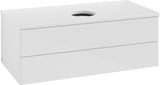 Villeroy & Boch Antao Waschtischunterschrank 1000 mm Glossy White mit LED-Beleuchtung