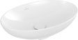 Villeroy & Boch Aufsatzwaschbecken Loop & Friends 4A4 701 560x380x150mm Oval Weiß Alpin