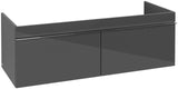 Villeroy & Boch Venticello Waschbeckenunterschrank 1253 mm Glossy White – 2 Auszüge, wandhängend