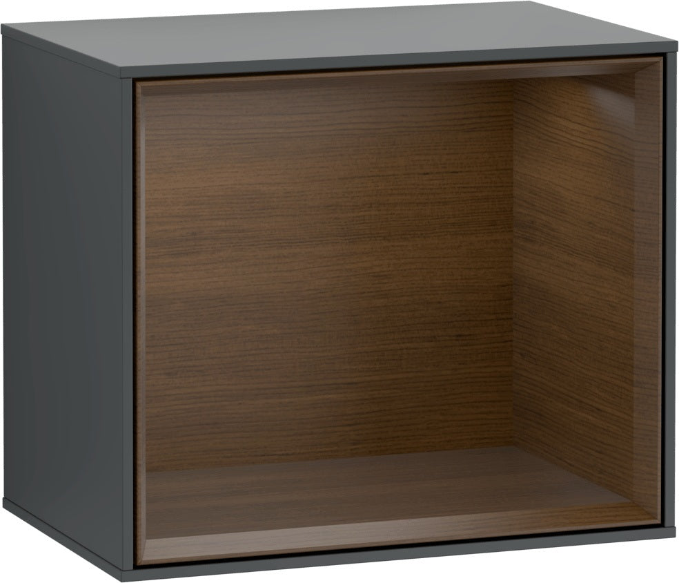 Villeroy & Boch Finion Regalmodul F580GF – 418 mm, Olive Matt Lacquer, mit LED-Beleuchtung