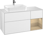 weiß / Mitteldichte Faserplatte (MDF) / F401P C 1200x603x501mm Glossy White