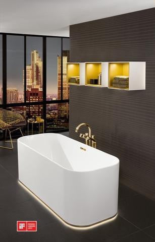 Villeroy & Boch Finion Regalmodul G580GF 418x358x270mm Glossy White Lacquer mit Beleuchtung