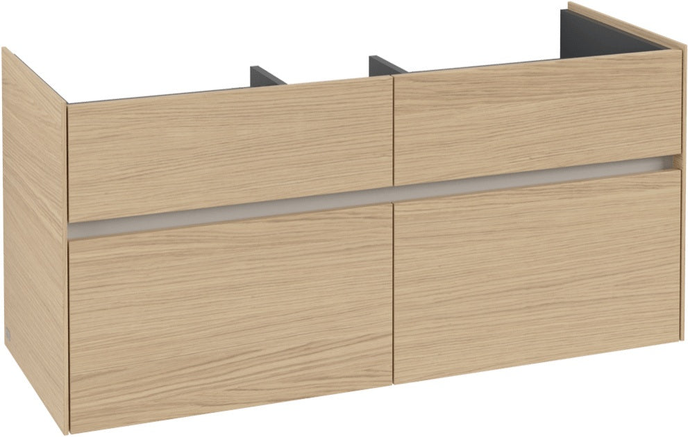 Villeroy & Boch Waschtischunterschrank Collaro C012 Glossy White 1154 mm mit 4 Auszügen