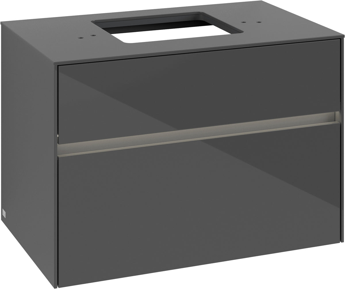 Villeroy & Boch Waschtischunterschrank Collaro C124 B0 800 mm Glossy White mit Beleuchtung