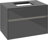 Villeroy & Boch Waschtischunterschrank Collaro C124 B0 800 mm Glossy White mit Beleuchtung