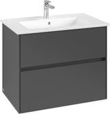 Villeroy & Boch Waschbeckenunterschrank Collaro C144 B0 761 mm White Oak mit LED-Beleuchtung