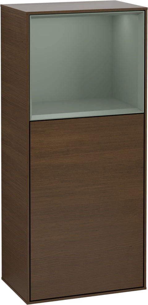 Villeroy & Boch Finion Seitenschrank G510GF, 418 mm, Glossy White Lacquer, mit Beleuchtung
