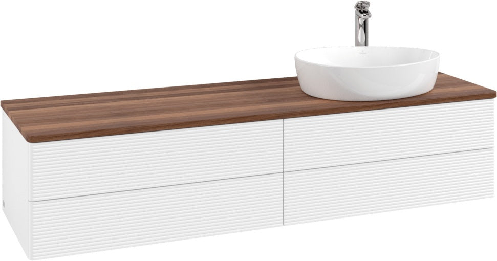 Villeroy & Boch Antao Waschtischunterschrank 1600 mm White Matt Lacquer mit LED-Beleuchtung