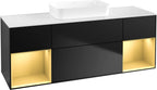 schwarz / Mitteldichte Faserplatte (MDF) / F741H F