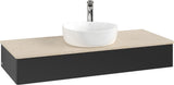 Villeroy & Boch Waschtischunterschrank Antao L10053 1200 mm Anthrazit Matt mit LED-Beleuchtung