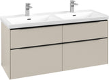 Villeroy & Boch Waschtischunterschrank Subway 3.0 C 568L0 1272 mm Brilliant White mit LED
