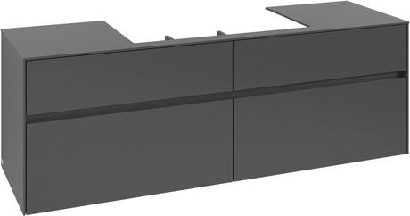 Villeroy & Boch Waschtischunterschrank Collaro C028 B0 1600 mm White Oak mit LED-Beleuchtung und SoftClosing