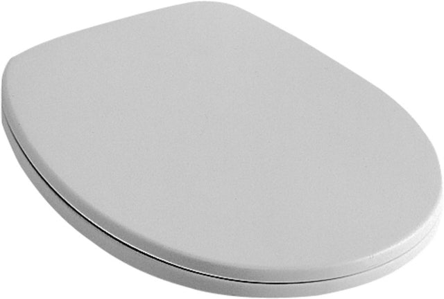 Villeroy & Boch WC-Sitz O.novo 882361 – Oval, Duroplast, Edelstahl-Scharniere, Weiß Alpin