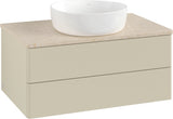 Villeroy & Boch Antao Waschbeckenunterschrank 800 mm Anthracite Matt mit LED-Beleuchtung