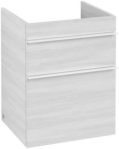 Villeroy & Boch Waschtischunterschrank VENTICELLO 466 mm Eiche Santana Oak mit 2 Auszügen und Griffleiste in Chrom