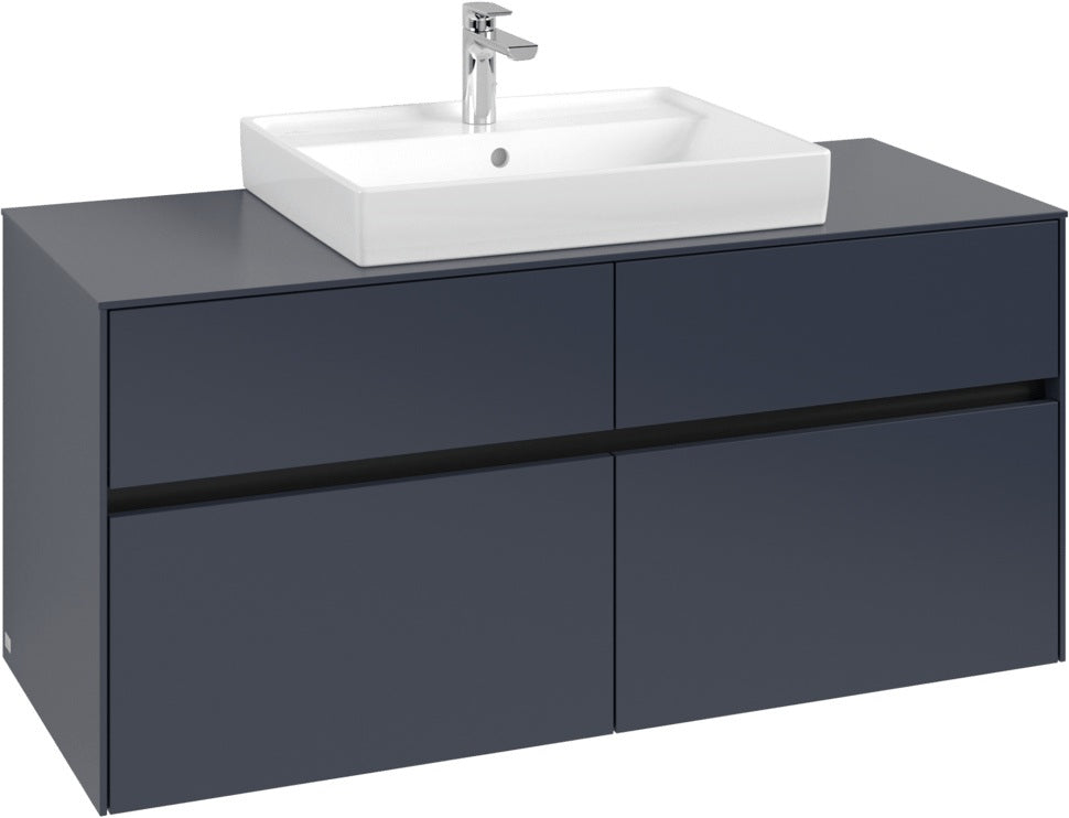 Villeroy & Boch Waschtischunterschrank Collaro C081 1200 mm White Oak mit 4 Auszügen und SoftClosing