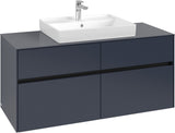 Villeroy & Boch Waschtischunterschrank Collaro C081 1200 mm White Oak mit 4 Auszügen und SoftClosing