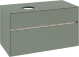 Villeroy & Boch Waschtischunterschrank Collaro C039 B0 1000 mm White Oak mit Beleuchtung