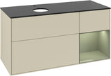 Villeroy & Boch Finion Waschtischunterschrank 1200 mm Glossy White mit Beleuchtung und SoftClosing