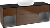 Villeroy & Boch Finion Waschtischunterschrank 1600 mm Glossy White Lacquer mit Beleuchtung