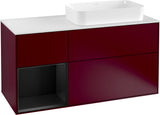 Villeroy & Boch Waschtischunterschrank Finion F271G 1200 mm Glossy White Lacquer mit Beleuchtung