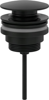 Villeroy & Boch Push-Open Ablaufgarnitur Universal Taps & Fittings Matt Black 63x63x61 mm