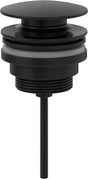 Villeroy & Boch Push-Open Ablaufgarnitur Universal Taps & Fittings Matt Black 63x63x61 mm