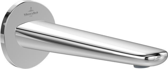 Villeroy & Boch Antao Badewannenauslauf TVT111003000 – 85 x 223 x 84 mm, Chrom, Wandmontage