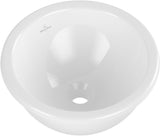 Villeroy & Boch Loop & Friends Einbauwaschbecken 390 mm Rund Weiß Alpin
