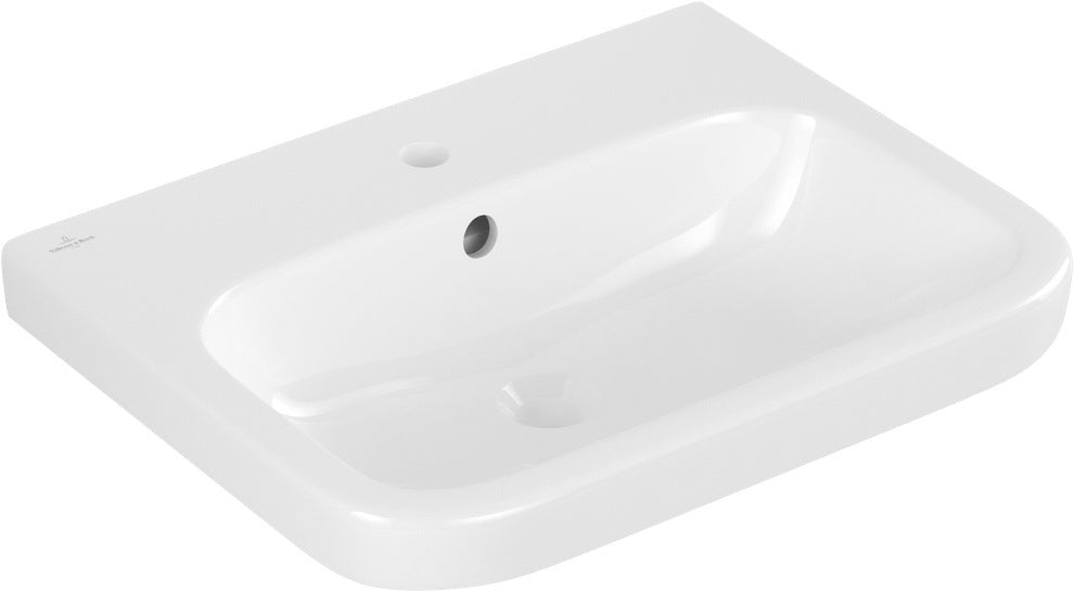 Villeroy & Boch Architectura Wandwaschbecken 600 mm Weiß Alpin Rechteck