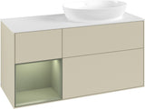 Villeroy & Boch Finion Waschtischunterschrank 1200 mm Glossy White Lacquer mit Beleuchtung