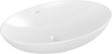 Villeroy & Boch Aufsatzwaschbecken Loop & Friends 4A480101 oval weiß alpin 620x420 mm