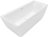 Villeroy & Boch Subway 3.0 Vorwand-Badewanne 1800x800 mm Quaryl Weiß Alpin mit Schürze