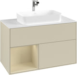 Villeroy & Boch Waschtischunterschrank Finion G241GF Glossy White Lacquer 1000 mm mit Beleuchtung
