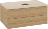 Villeroy & Boch Waschbeckenunterschrank Antao K19153 800x360x500mm Warm Walnut mit SoftClosing