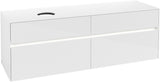 Villeroy & Boch Waschtischunterschrank Collaro C050 B0 1600 mm Glossy White mit Beleuchtung