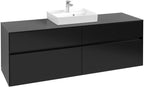 schwarz / Mitteldichte Faserplatte (MDF) / black matt