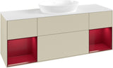 Villeroy & Boch Finion Waschtischunterschrank GD01GF 1600 mm Glossy White Lacquer mit Beleuchtung