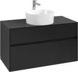 Villeroy & Boch Waschtischunterschrank Collaro C03800VL 1000 mm Volcano Black mit SoftClosing