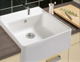 Villeroy & Boch Spülstein Einzelbecken 595x630 mm Keramik Ebony CeramicPlus