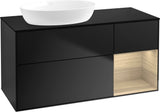 Villeroy & Boch Finion Waschtischunterschrank 1200 mm Glossy White Lacquer mit LED-Beleuchtung