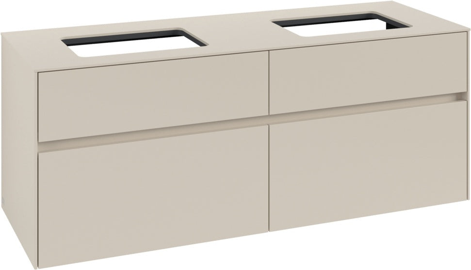 Villeroy & Boch Waschbeckenunterschrank Collaro C119 1400 mm Cashmere Grey mit SoftClosing