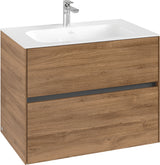 Villeroy & Boch Waschbeckenunterschrank Collaro C13800 White Oak – 796 mm, 2 Auszüge, SoftClosing