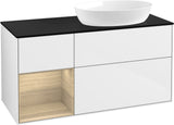 Villeroy & Boch Waschtischunterschrank Finion FA42G 1200 mm Glossy White Lacquer mit Beleuchtung