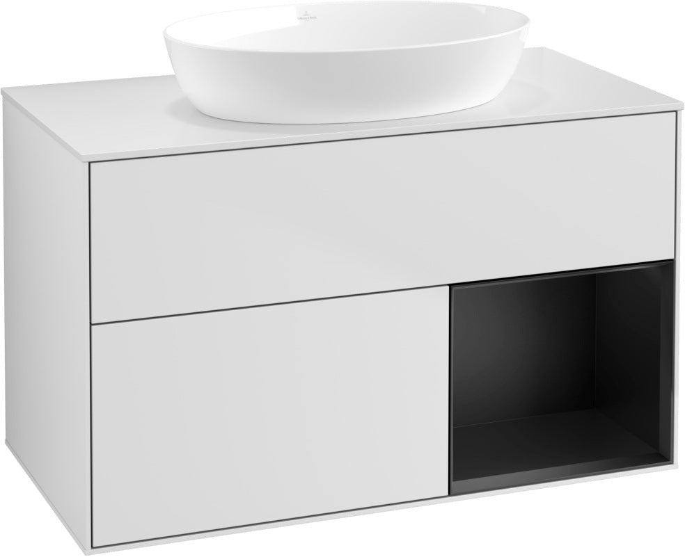 Villeroy & Boch Finion Waschtischunterschrank FA21GFGF 1000 mm Glossy White Lacquer