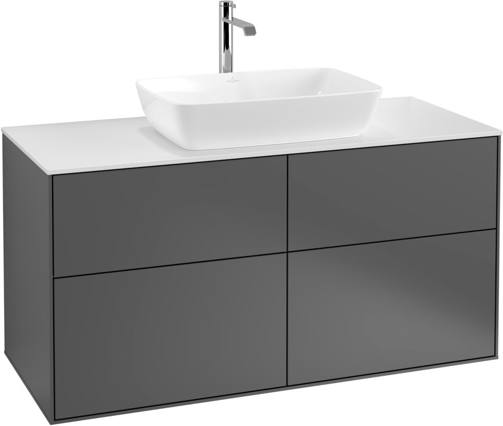 Villeroy & Boch Finion Waschtischunterschrank 1200 mm Glossy White Lacquer mit SoftClosing