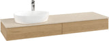 Villeroy & Boch Antao Waschtischunterschrank 1600 mm grau mit 2 Auszügen und Push-Open